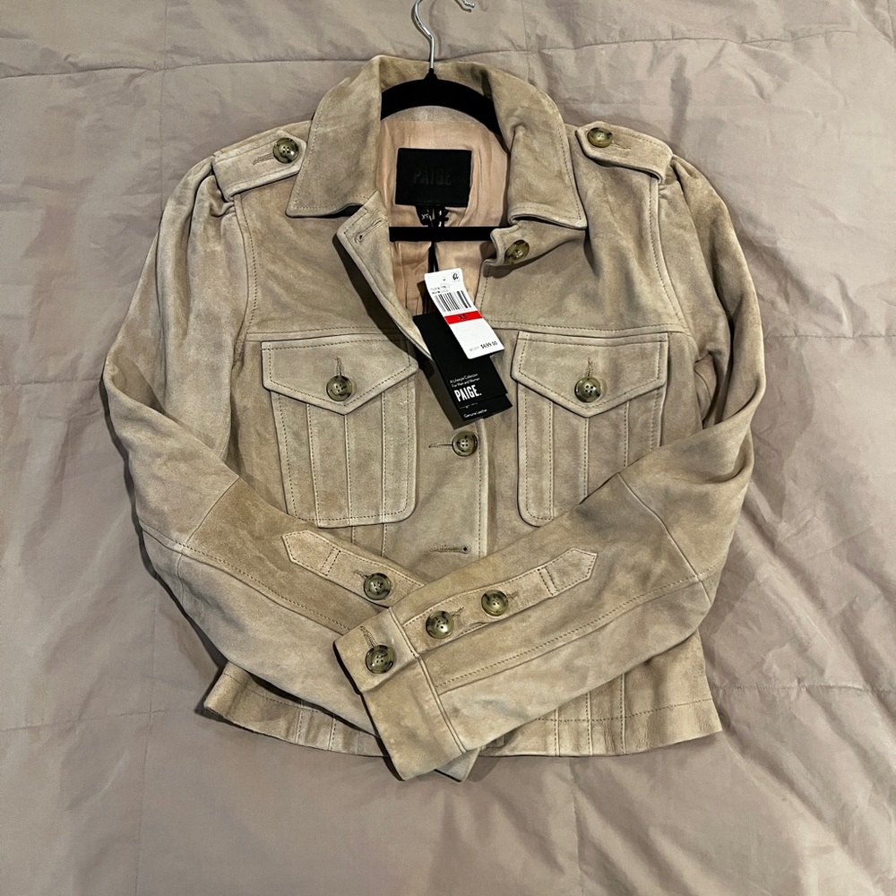 NWT! Paige Pacey Suede Jacket (XS)